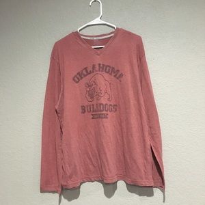 Red long sleeve shirt